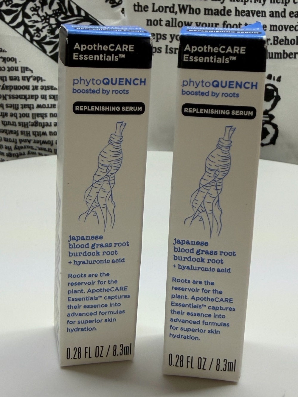 ApotheCARE Essentials phytoQUENCH Replenishing Serum - Box (2)